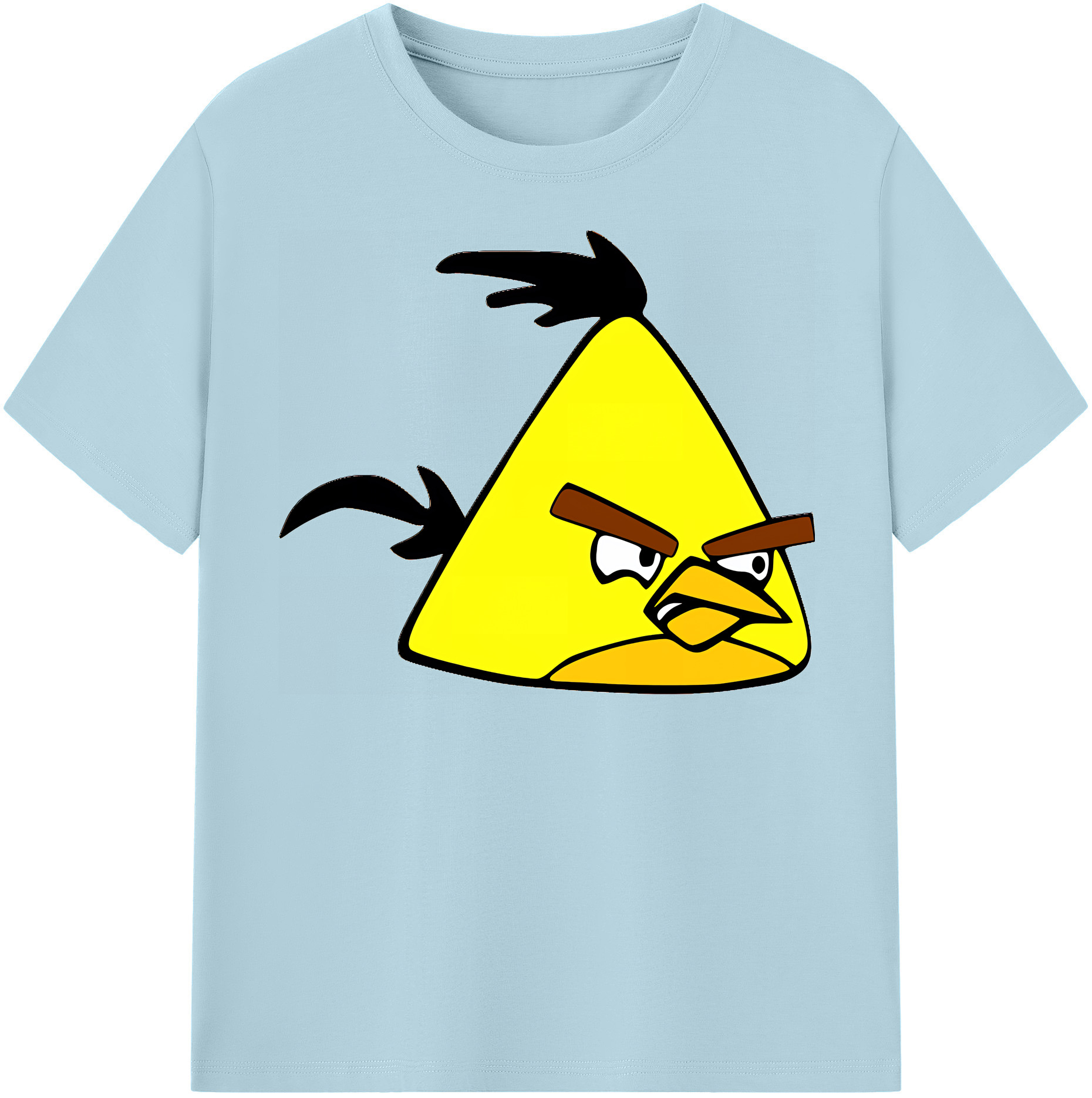 （画像用） Angry Birds アングリーバード 綿100％半袖Tシャツ（フロントプリント）
